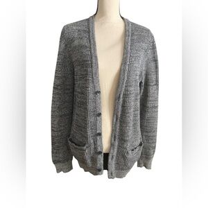 Men’s Macy’s Tassa Elba 100% cotton cardigan unisex small eclectic grandpa